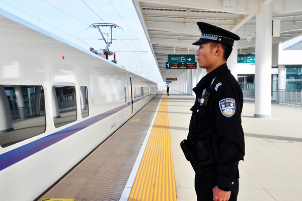 乘警岗位学员风采