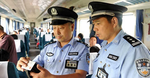 乘警岗位学员风采