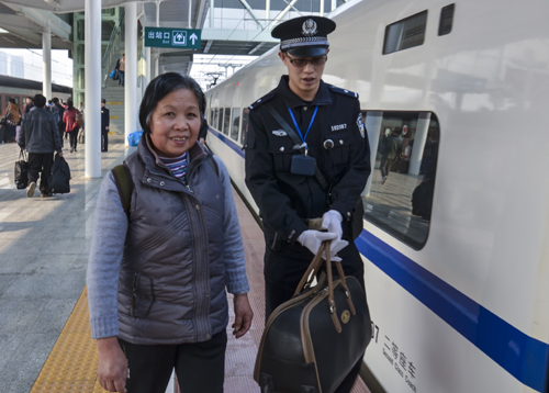 乘警岗位学员风采