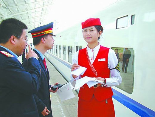 站务岗位学员风采